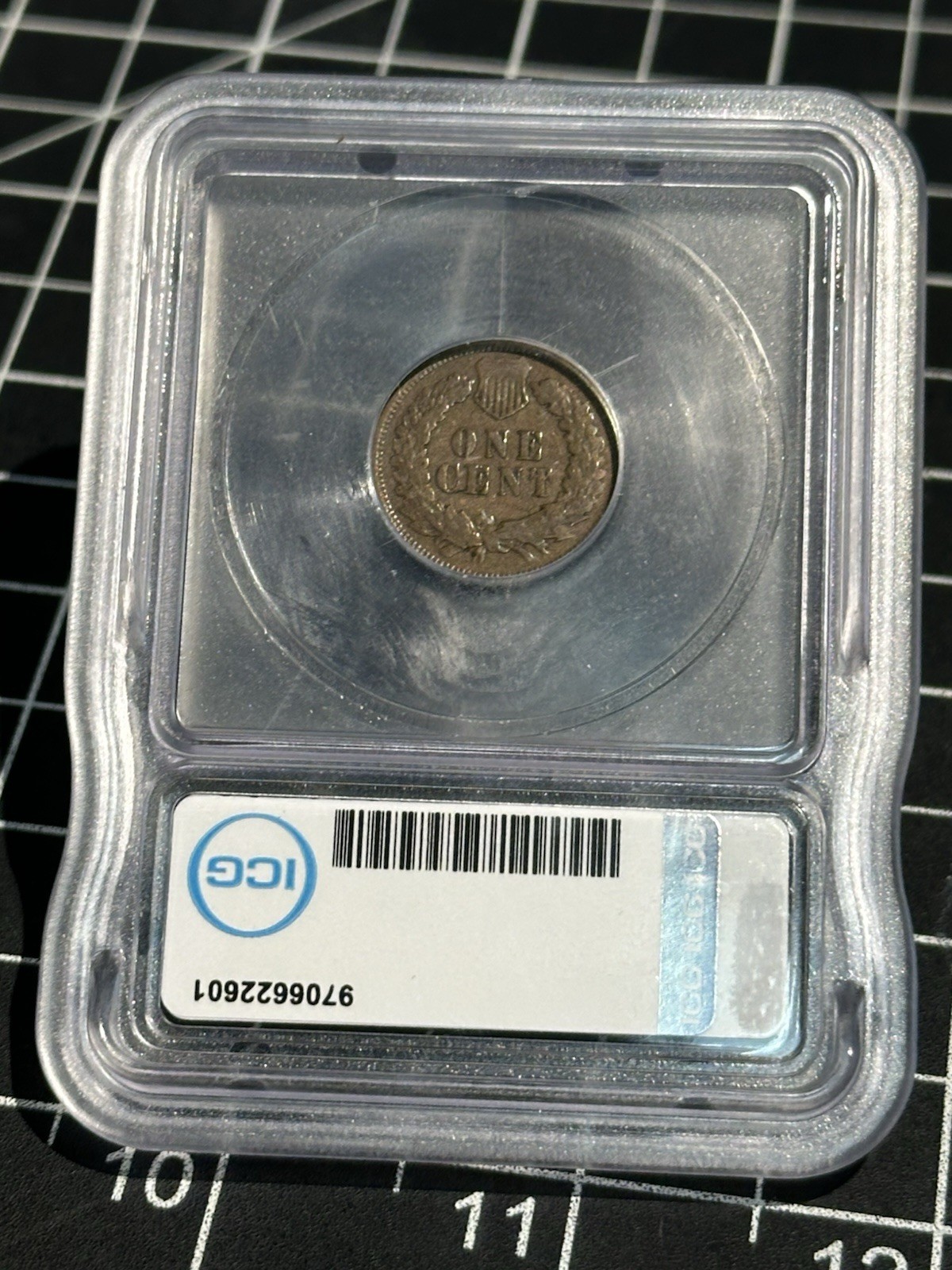 1874 Indian Cent ICG VF20