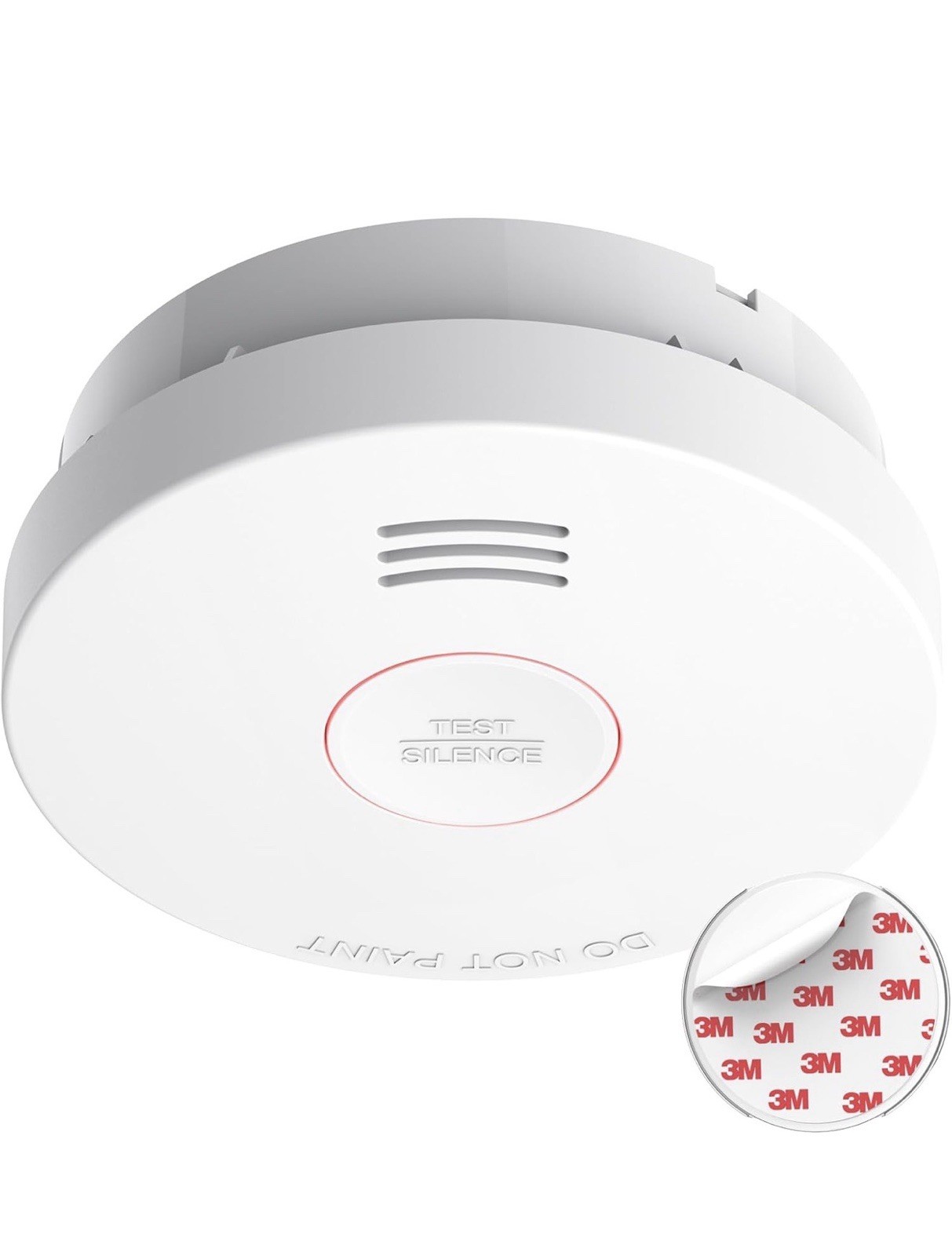 Photoelectric Sensor Fire Alarms Smoke Detectors with LED Lights for Home