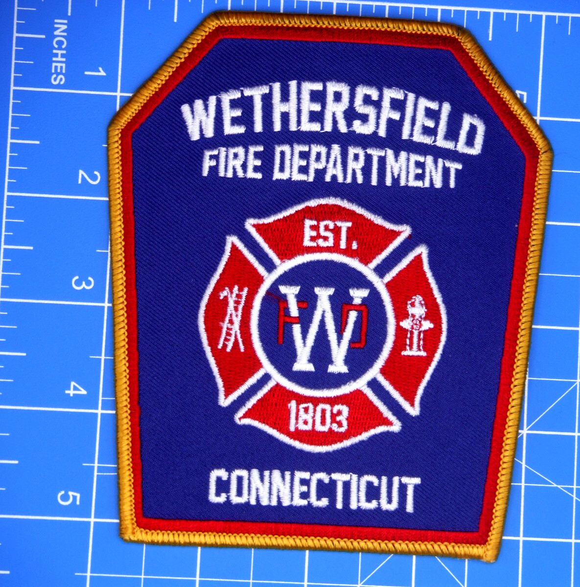 Wethersfield Connecticut Fire Dept patch