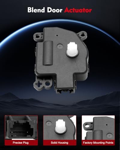 2PCS Premium A/C HAVC Heater Blend Door Actuator for Climate Control &