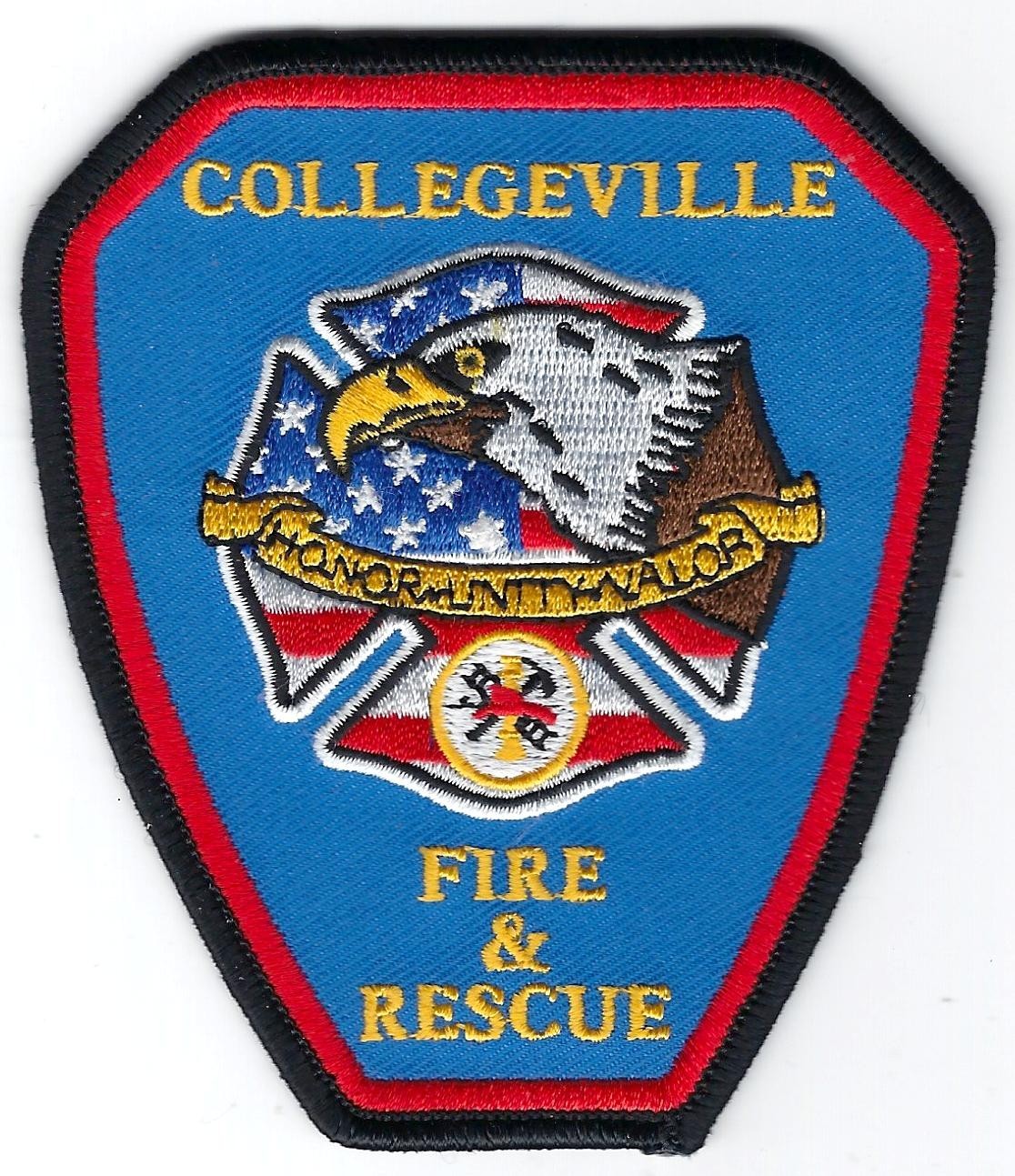 ARKANSAS - Collegeville Fire & Rescue Dept.  [ Shoulder Patch ]
