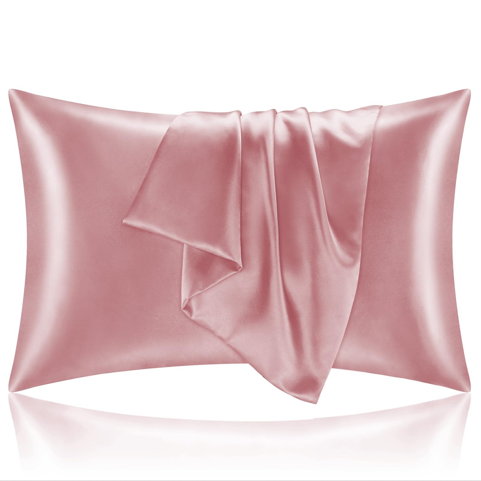 BEDELITE Satin Pillowcase for Hair and Skin, Super Soft and Cooling Similar to