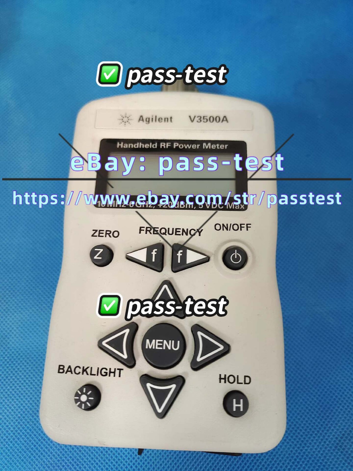 KEYSIGHT agilent V3500A 10MHZ-6GHZHANDHELD RF POWER METER