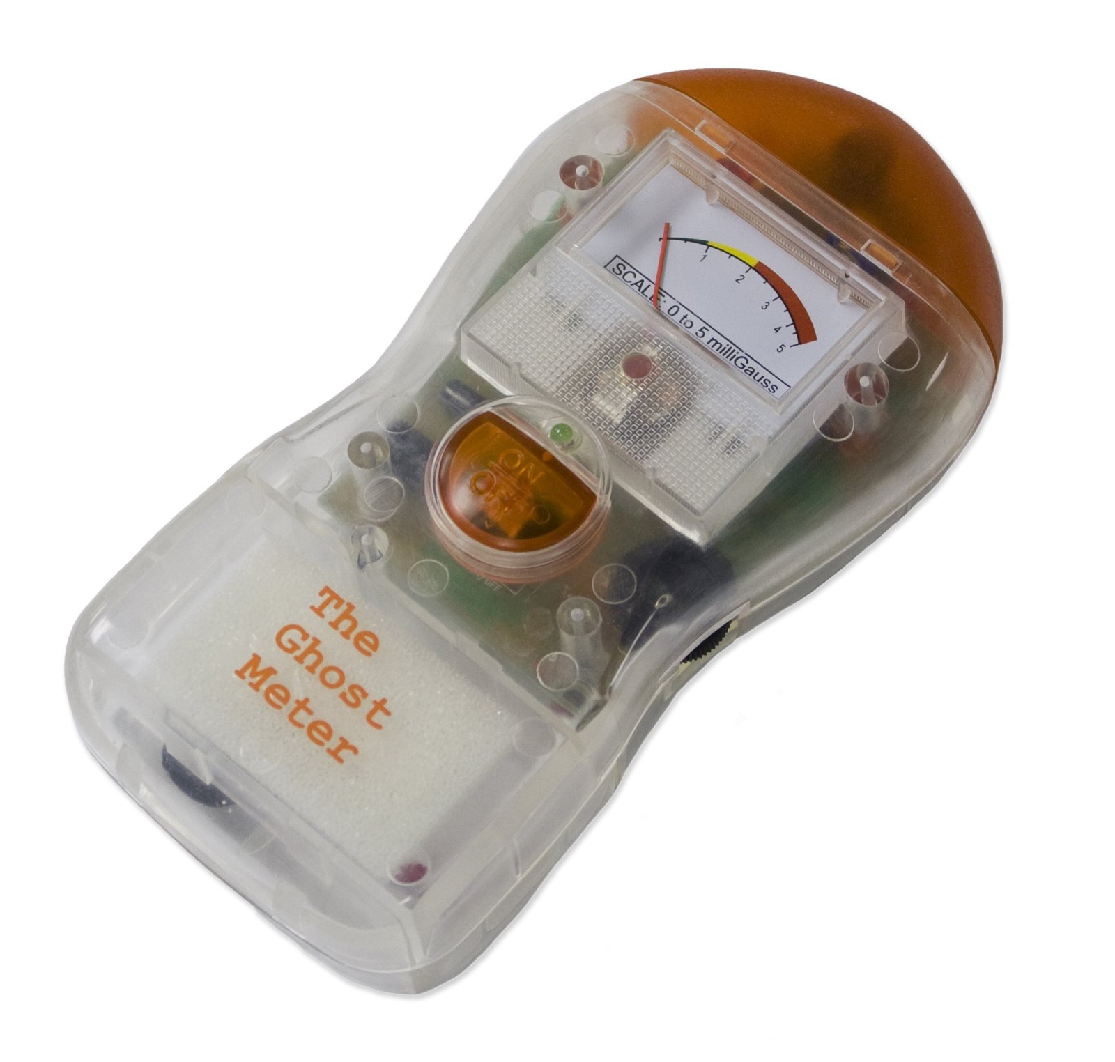 Ghost Meter EMF Sensor: Transparent, Detects Erratic Energy Fluctuations