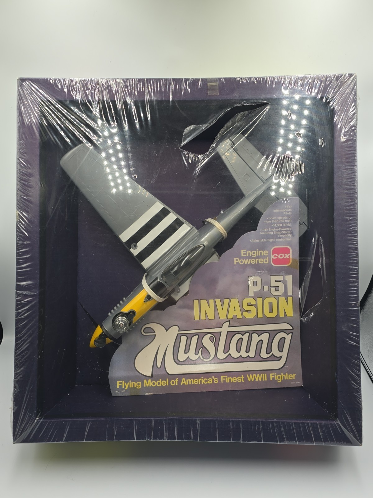 COX P51 INVASION MUSTANG ,ALL MINT NEW IN BOX, NICE!