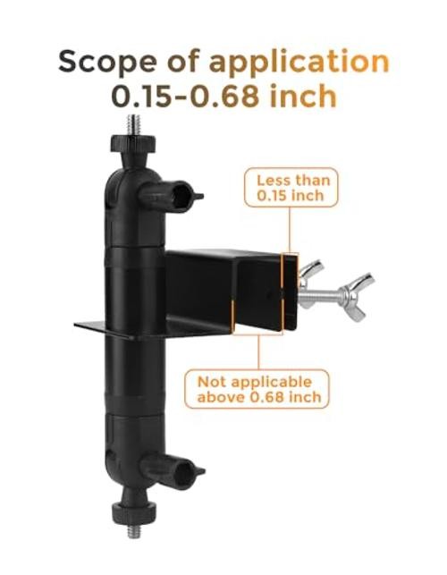 2-in-1 Gutter Mount for Blink Camera & Solar Panel, Compatible with Blink