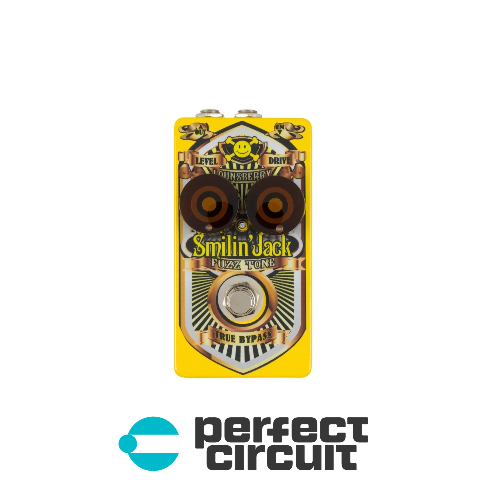 Lounsberry Pedals Smilin' Jack Fuzz Pedal EFFECTS - NEW - PERFECT CIRCUIT