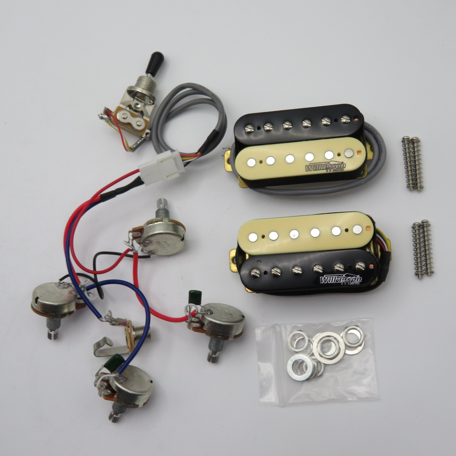 Wilkinson LP Humbucker ElectricGuitar Pickup Ceramic 4C with 2V2T Wiring Harness