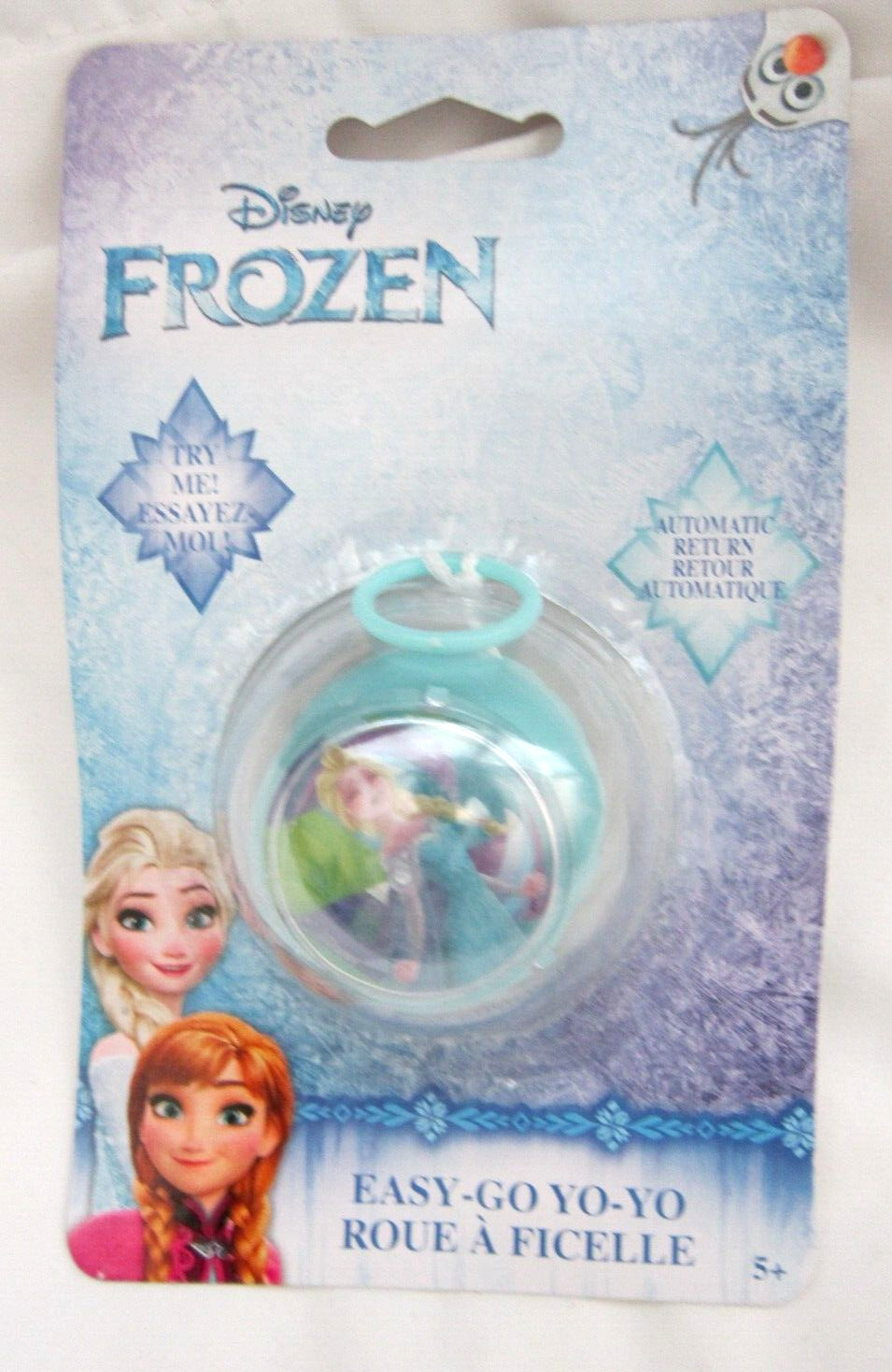 Disney Frozen Round Princess Elsa & Princess Anna Yo Yo -Brand New Factory Seal!