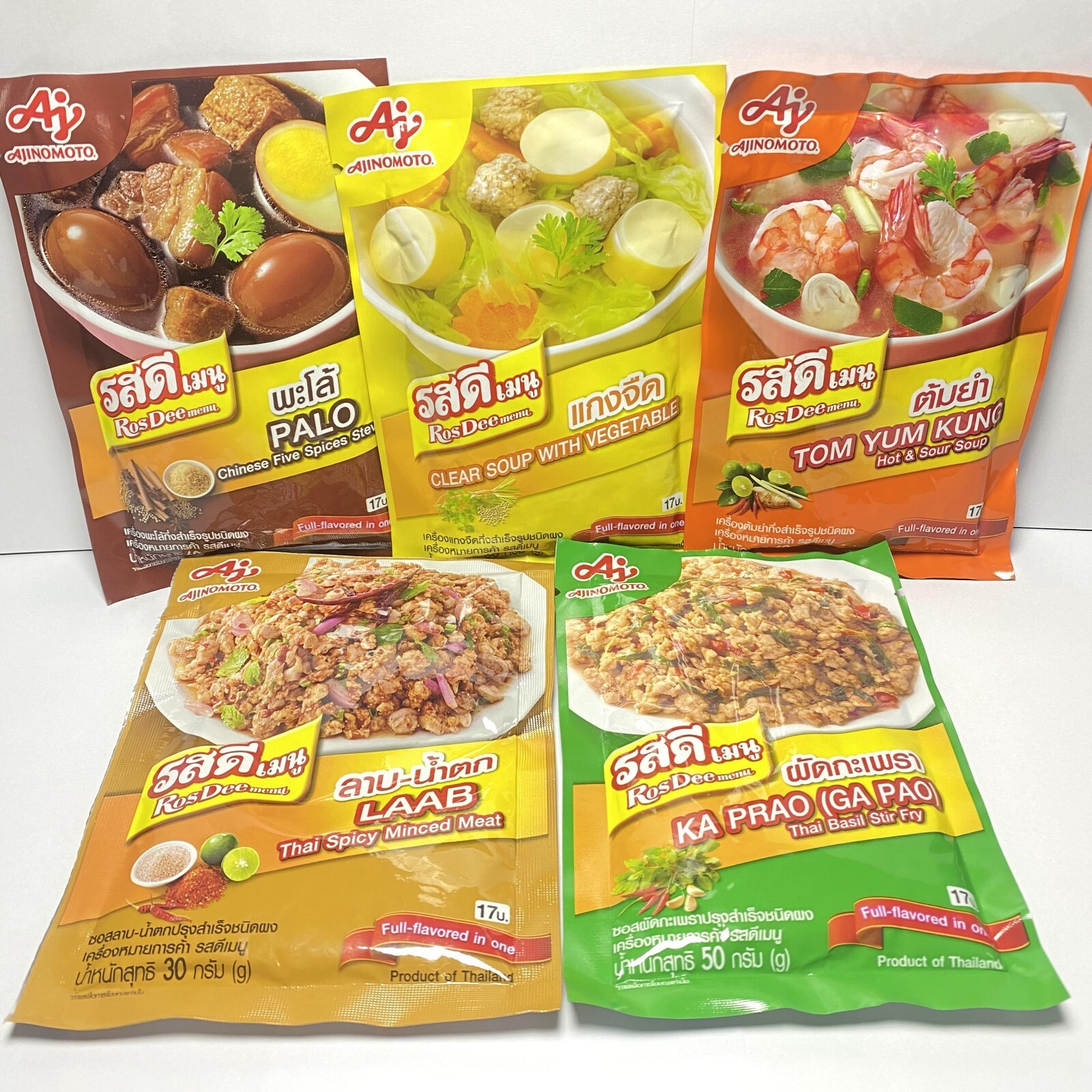 AJINOMOTO ROSDEE MENU CONDIMENT FOOD MIX 60g. THAIFOOD