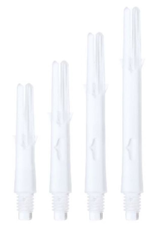 L-Style L Shafts Clear Straight 260 Intermediate 3-Piece Dart Shafts
