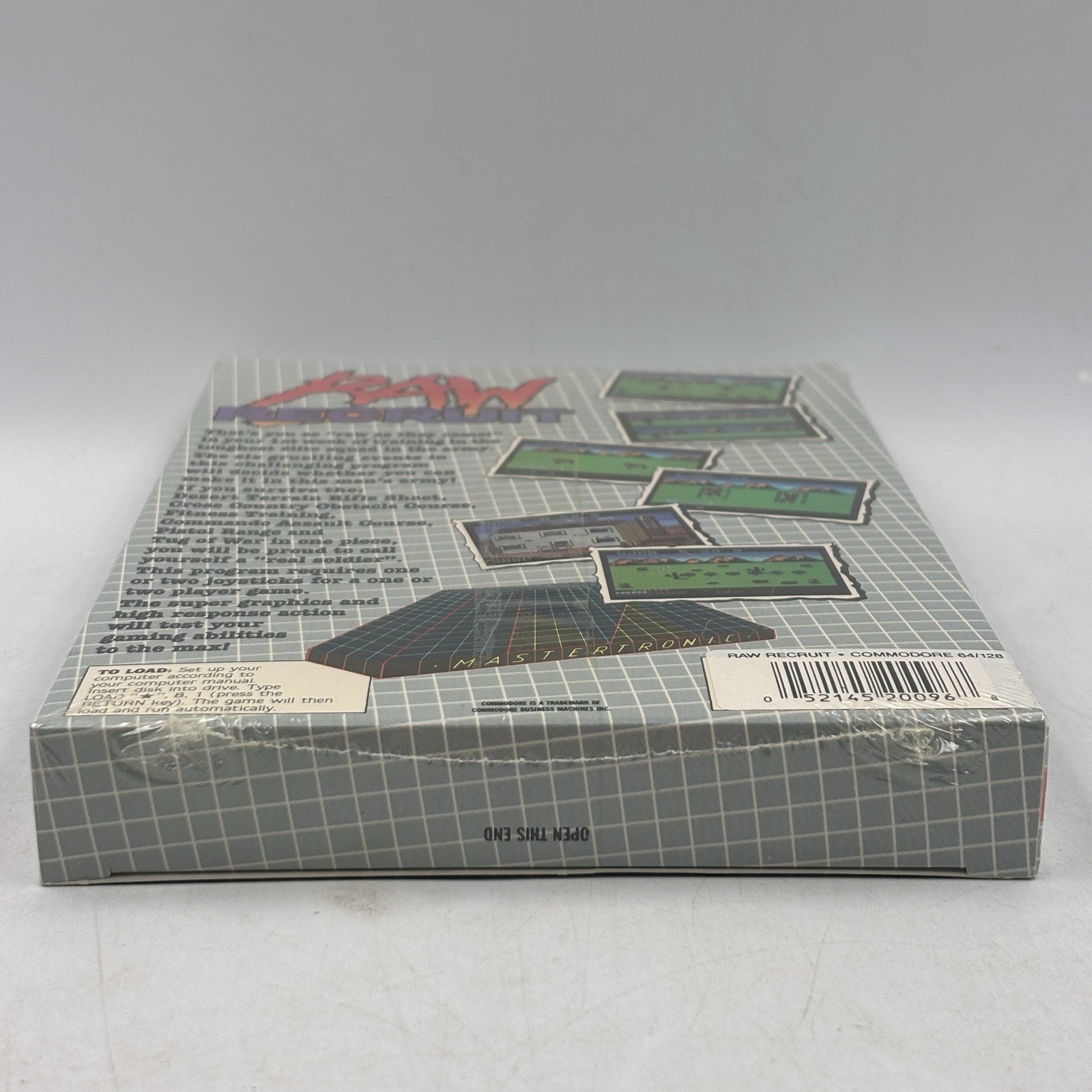 New Sealed Raw Recruit Commodore 64/128 C64/128 Computer Software Game Diskette