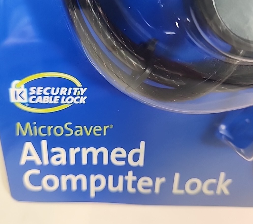 Kensington Microsaver Alarmed Computer Lock 64196-NEW Sealed