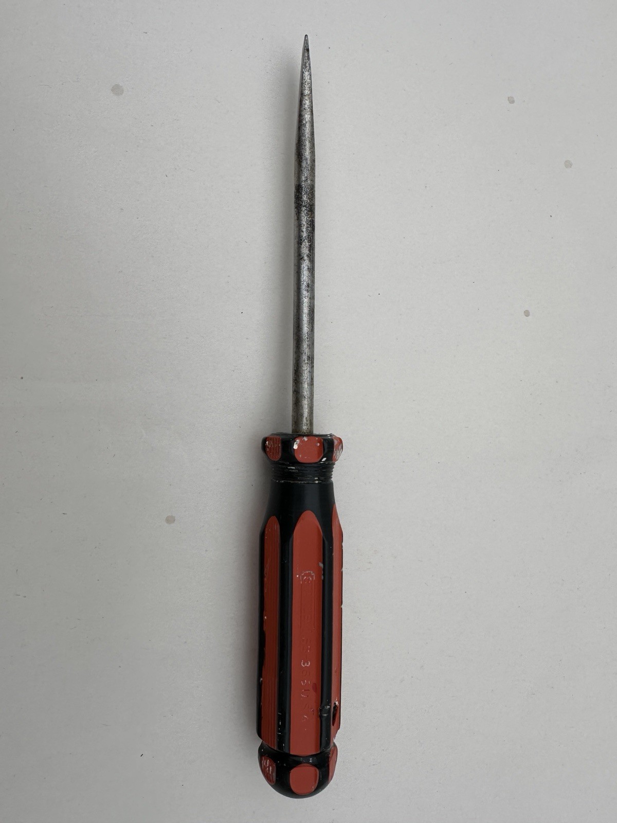 Stanley 63-366 USA Made Orange Black Slotted Flat Head Screwdriver Vintage US