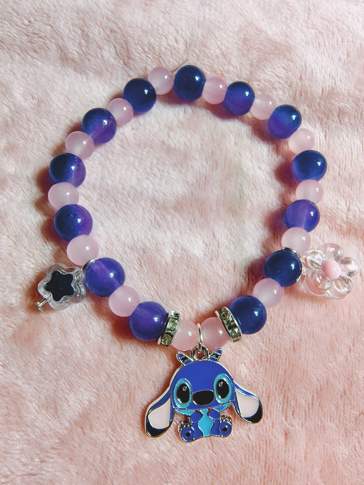Stitch Elastic Beaded Bracelet