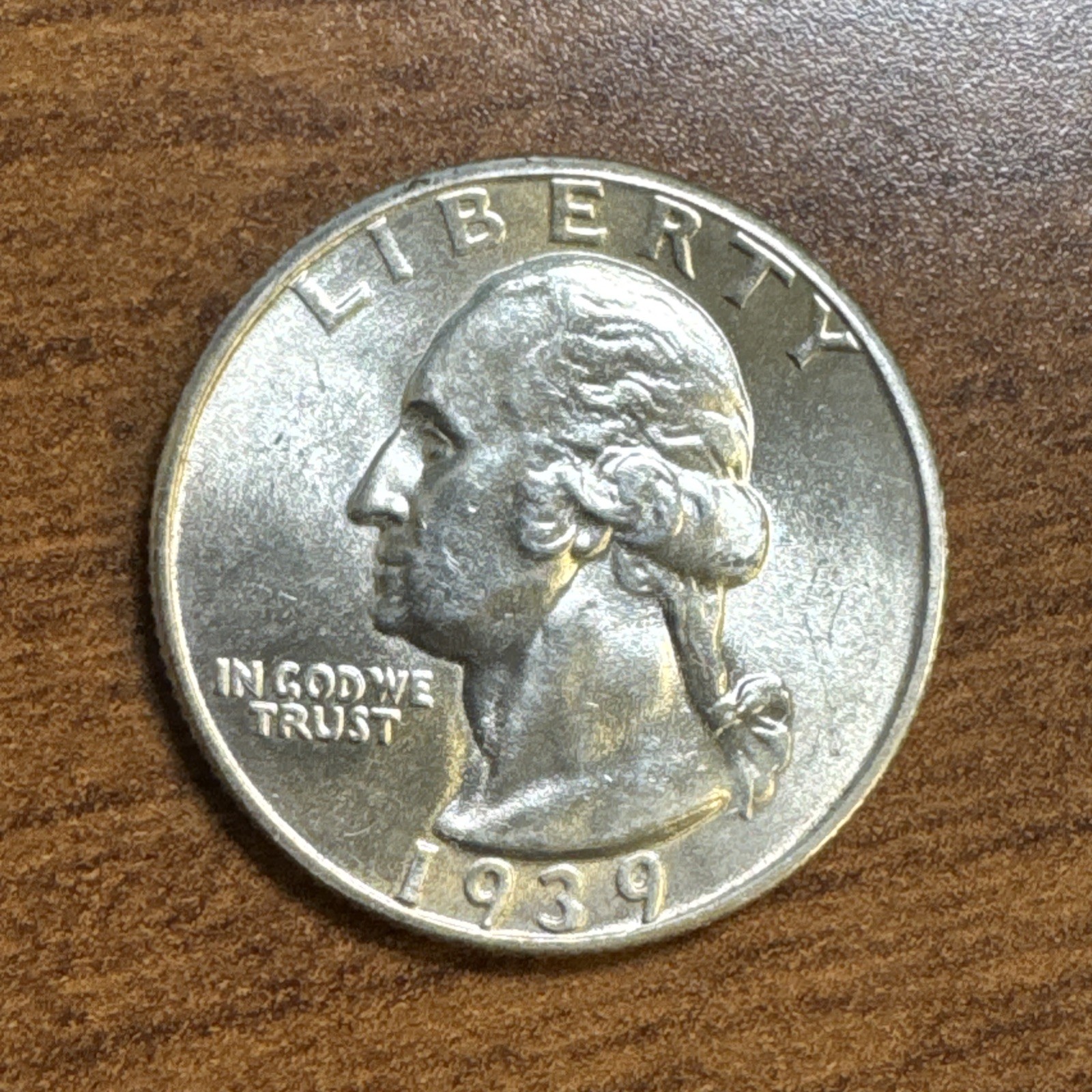 1939 Washington Silver Quarter Gem BU Uncirculated Blast White Blazer
