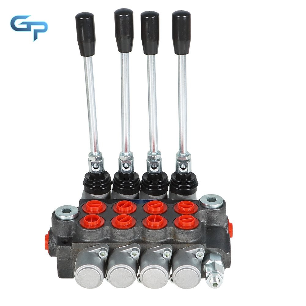 Hydraulic Directional Control Valve 4 Spool 11 gpm BSPP Interface