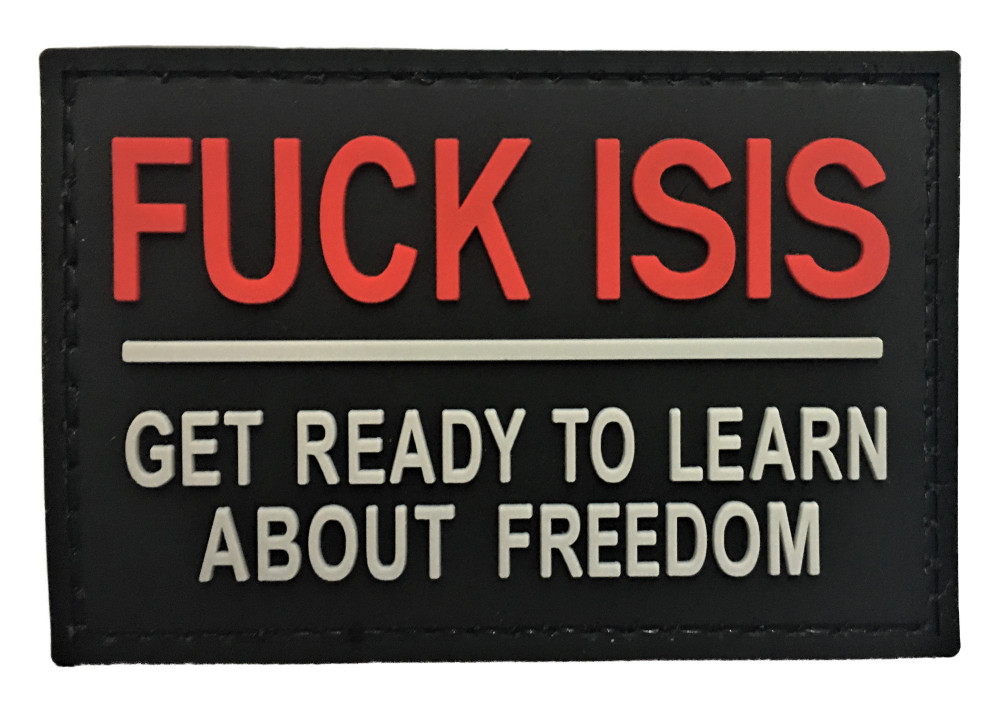 ISIS LEARN ABOUT FREEDOM PVC Patch (SEAL Recon F-14 F-18 F-35 Miramar SOI) 492
