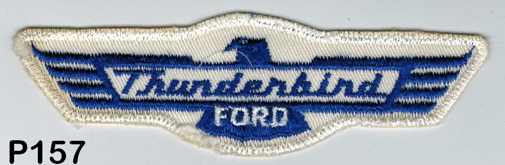 Ford Thunderbird 3"  Vintage 60' Sew on Patch RaT RoD KOOL