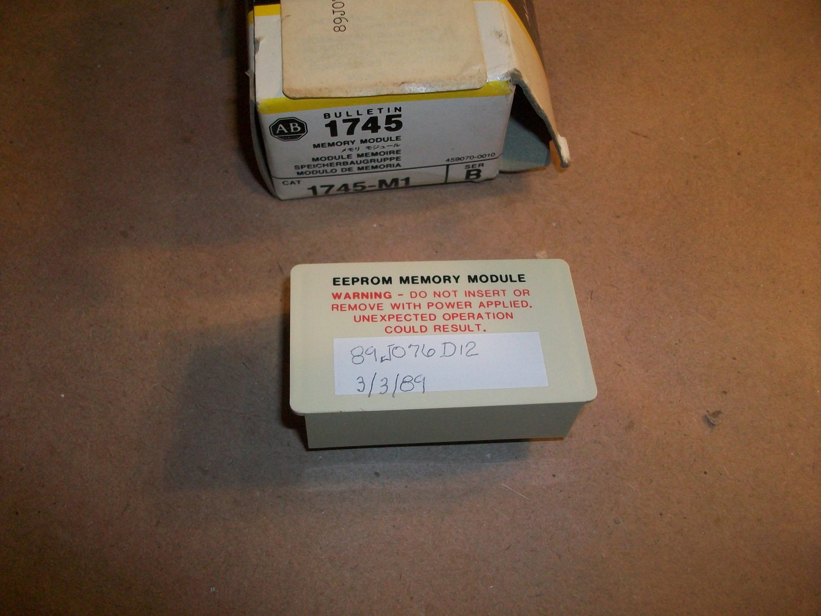 Allen Bradley 1745-M1 EEPROM Memory Module