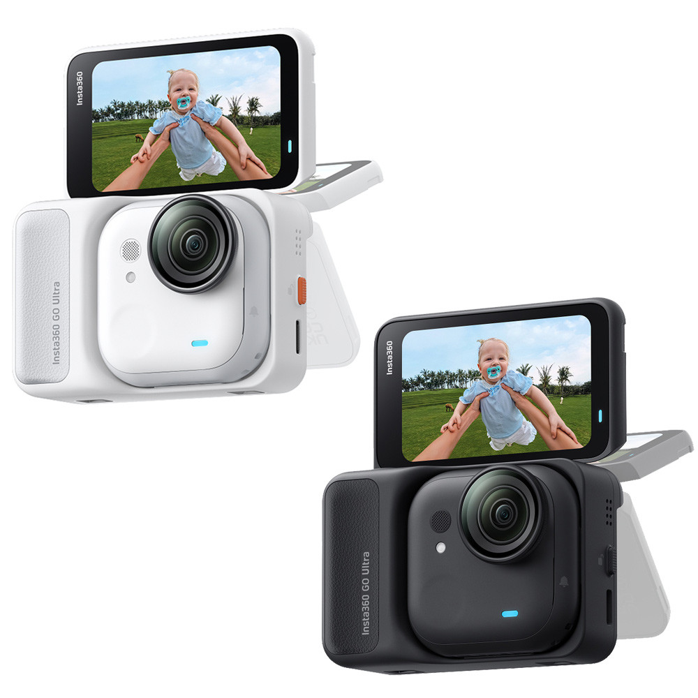Insta360 GO Ultra - Small 4K Vlogging Camera 1/1.28" Sensor For Sports , Vlog