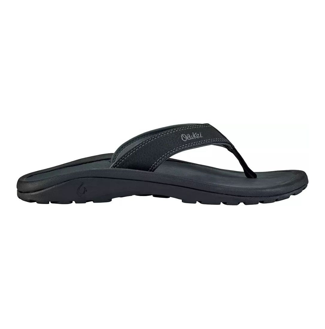 ⚡SALE! OluKai Men's ‘Ohana Sandals - Black/Shadow
