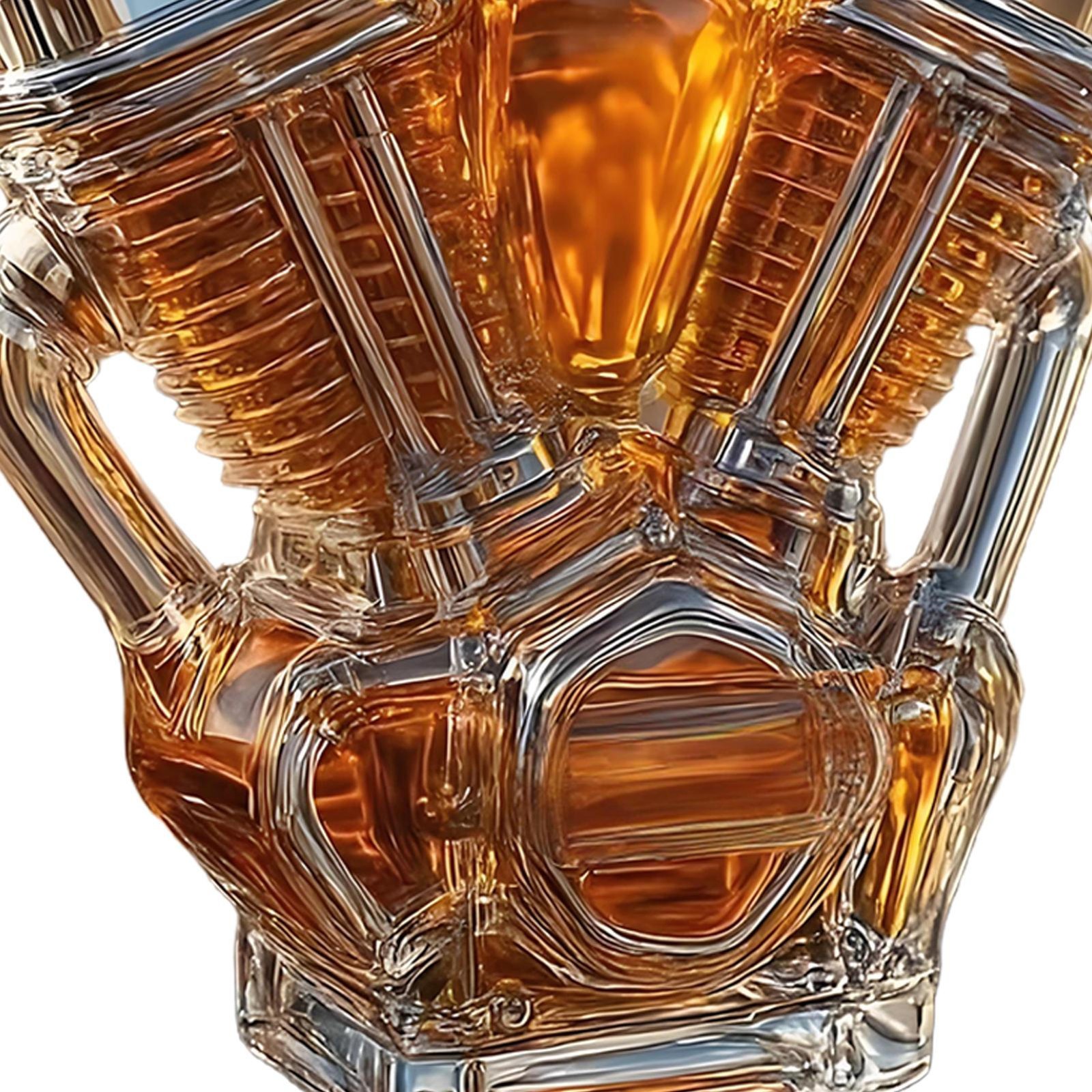 Unique Charm Engine Wine Bottle Whisky Decanter Good Gift For Men Collection