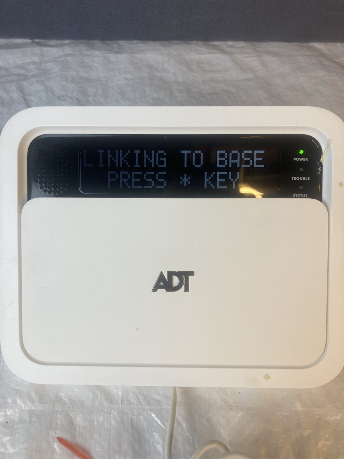 ADT PULSE HONEYWELL TSSC BASE CONTROL UNIT TSSC KP KEYPAD SECURITY SYSTEM
