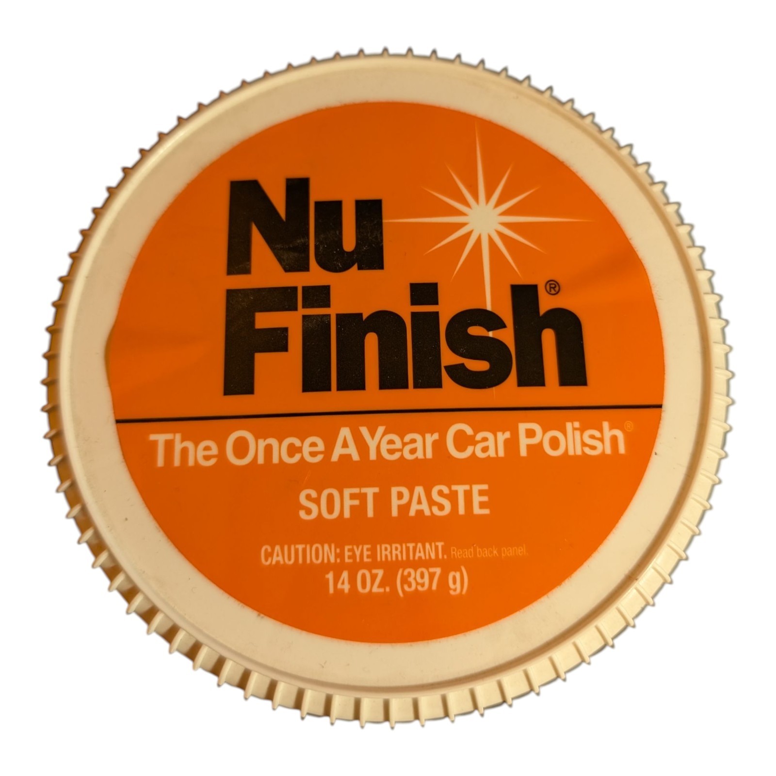 Nu Finish NFP-80 Car Wax Soft Paste Whole Year Protection Made In USA New Sealed
