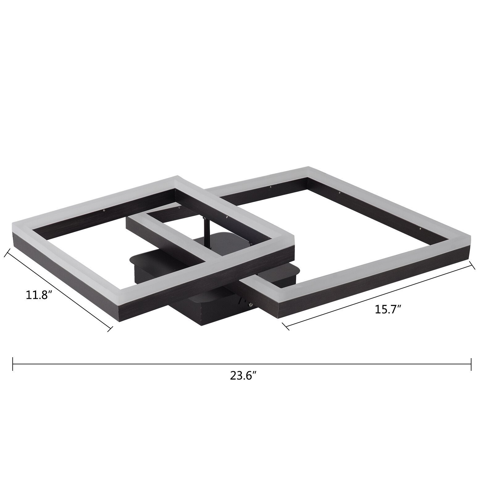 Modern Ceiling Light LED Chandelier Dimmable Flush Mount Pendent Light