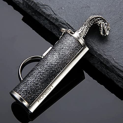 Permanent Match Keychain Lighter, Flint Matchstick Fire Starter Lighter,