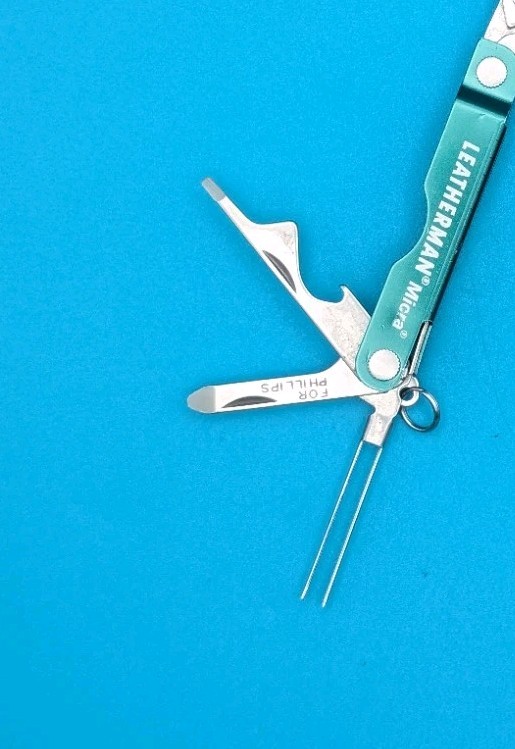 Leatherman Micra Multi-Tool, Knife, Scissors, Key Ring, Green!