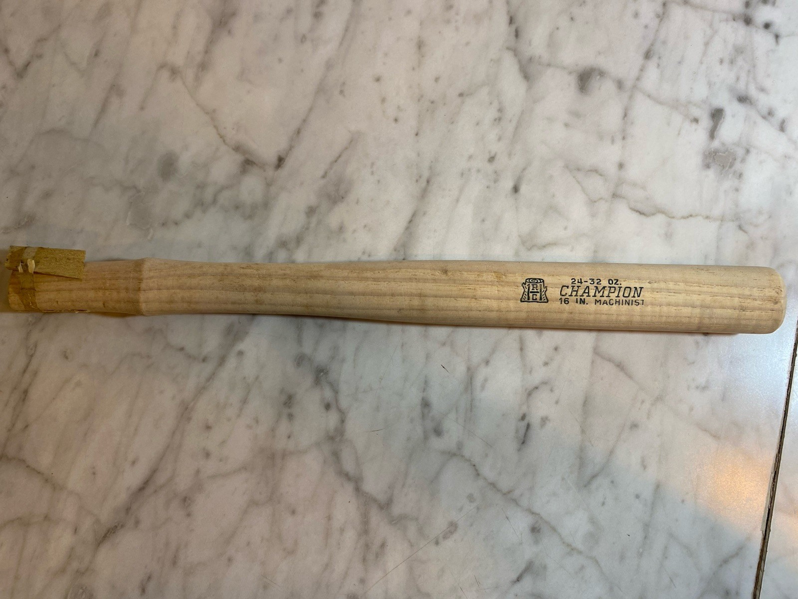 Vintage Champion 16 IN. Machinist Hammer Handle Replacement For 24-32oz