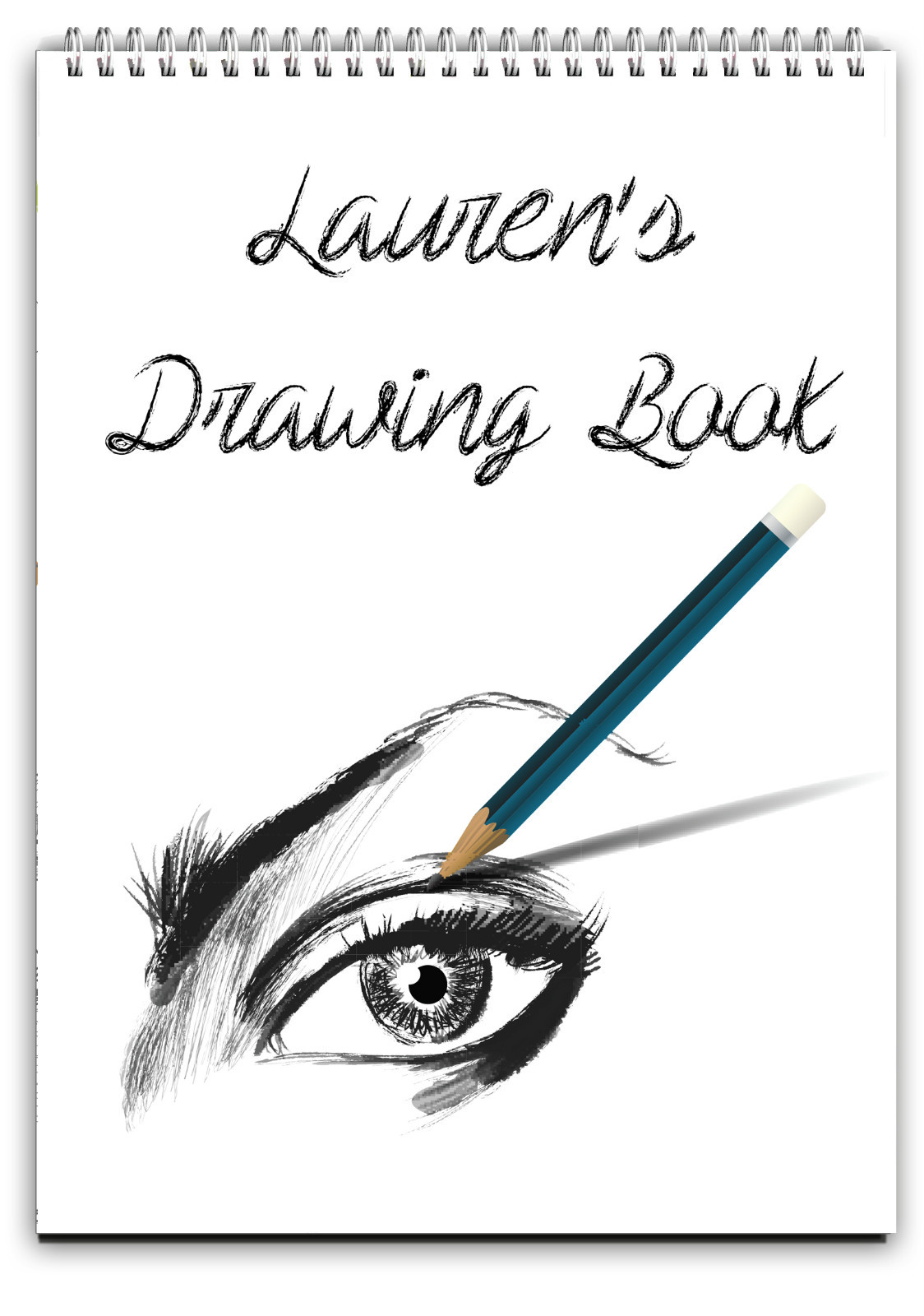 A4 PERSONALISED SKETCH BOOK /PERSONALISED DRAWING PAD/A4 NOTEBOOK/ NOTE PAD A4