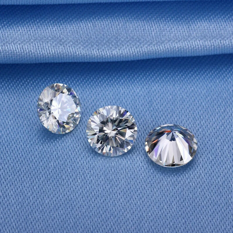 Certified 3 Ct D Grade VVS1 Round Brilliant Cut Loose Natural White Diamond Gem.