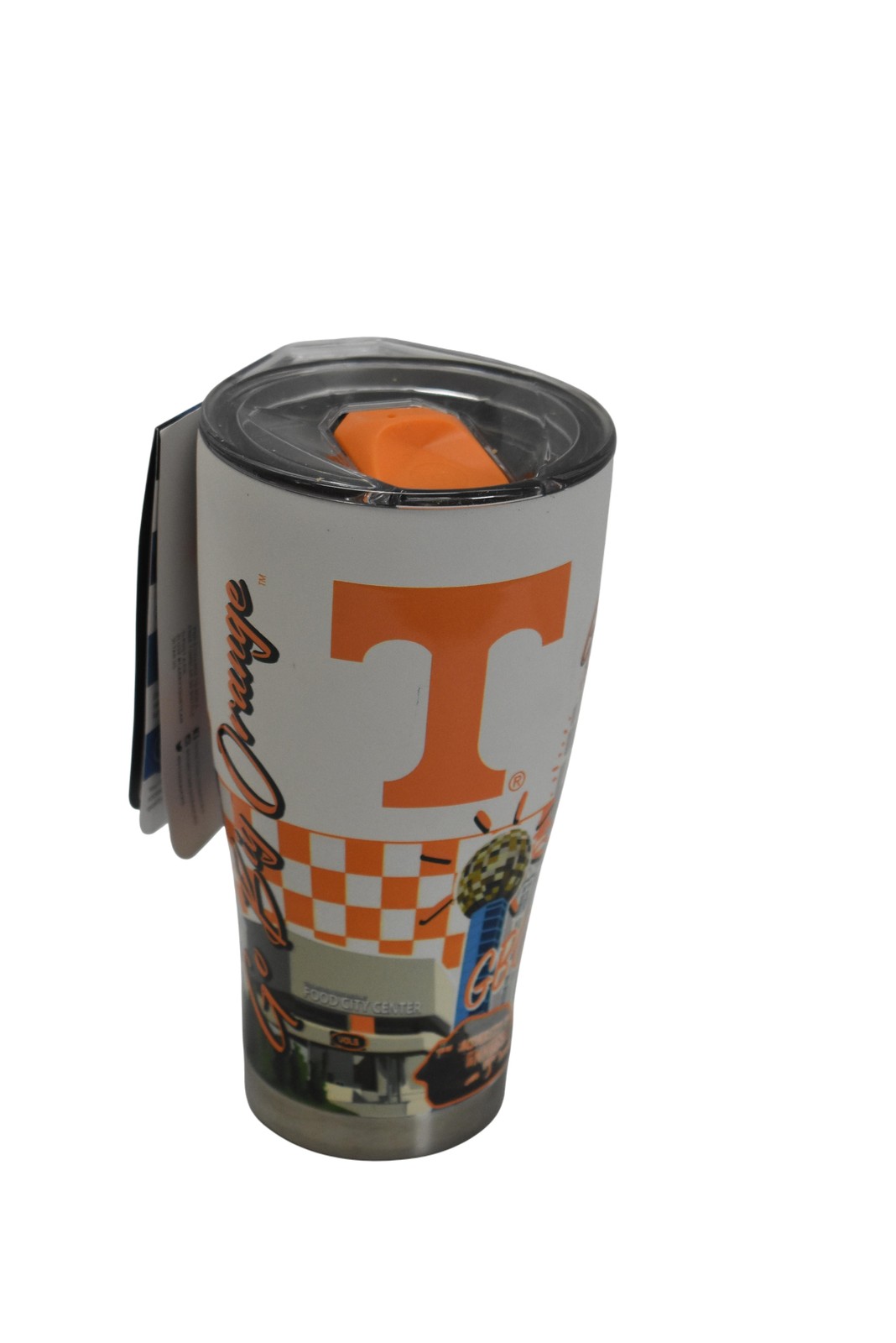 Tennessee Volunteers Tumbler NCAA Football Travel Mug Stainless Steel Orange