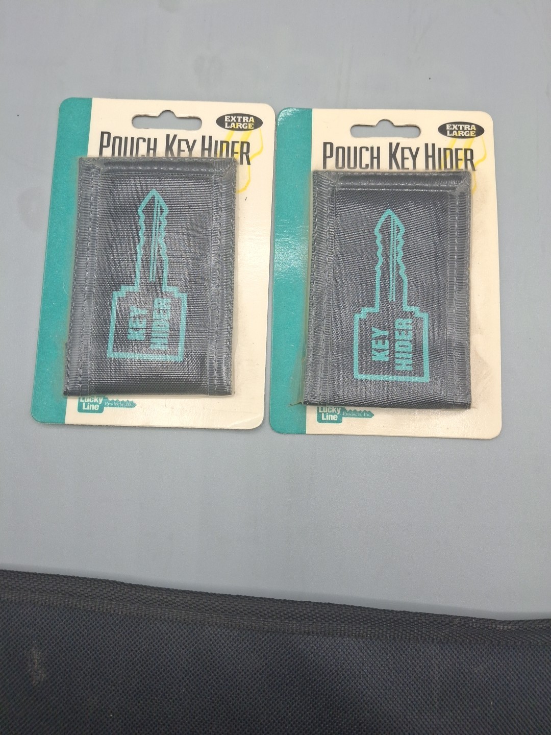 Lot of 2 Lucky Line 91301 Extra Large Pouch Key Hider 1 Per Card NEW SEALED