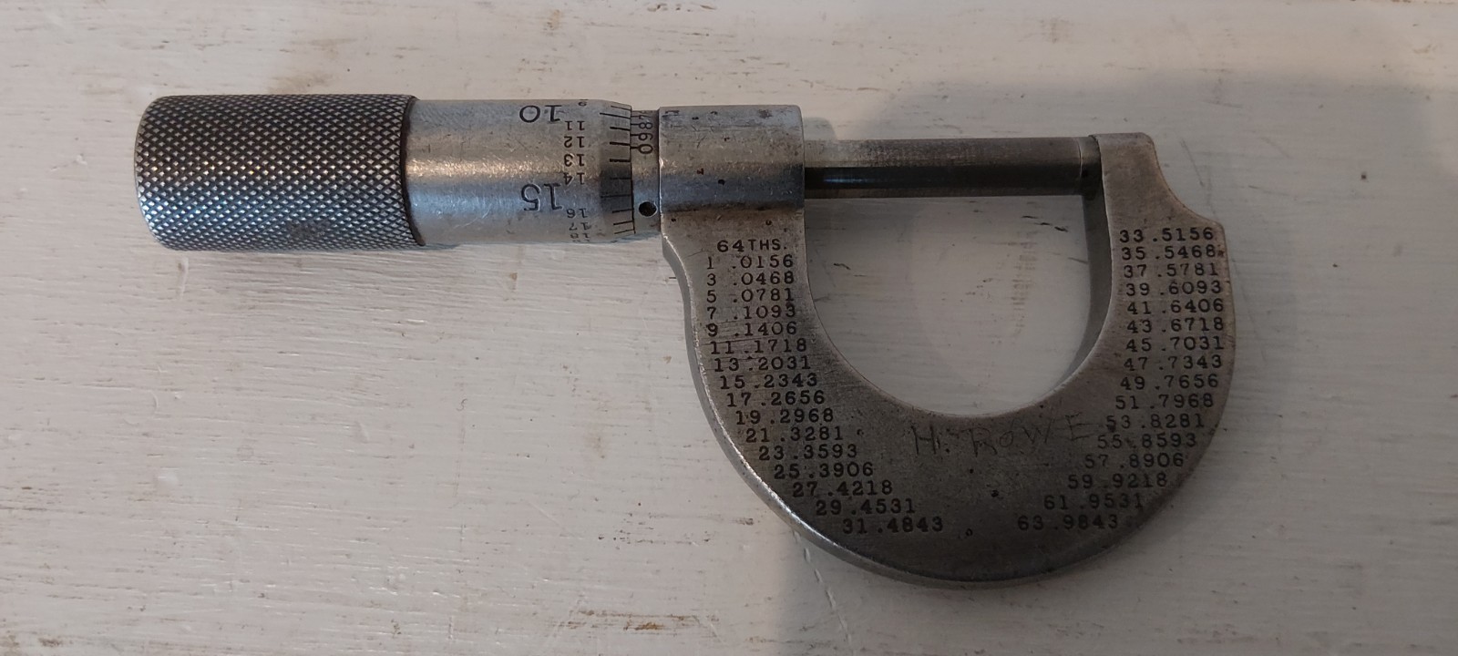 Starette No. 209 1" Micrometer (Works Nicely)
