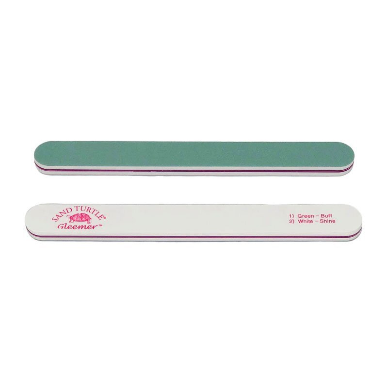 Soft Touch Sand Turtle Gleemer Shine Buffer Nail File Double Sided - 10 Pieces