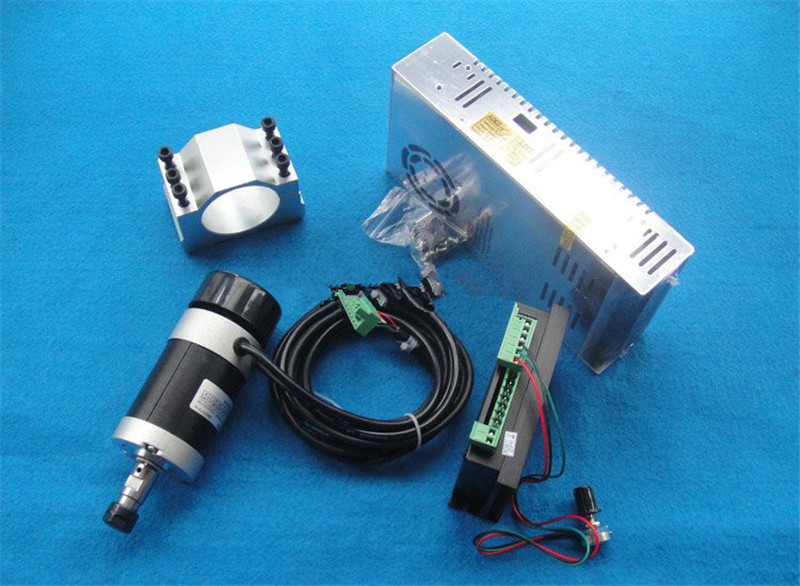 400w ER11 12000RPM BLDC spindle motor&PWM MACH3 Driver&switch power supply kit
