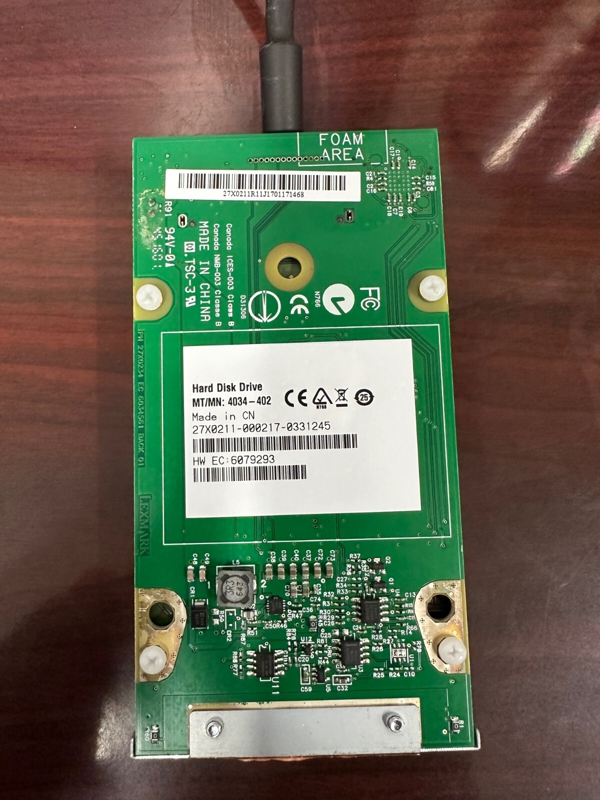 Genuine LEXMARK 500GB Hard Drive MX511 MX610 MX611 Printers 27X0211 4034-402