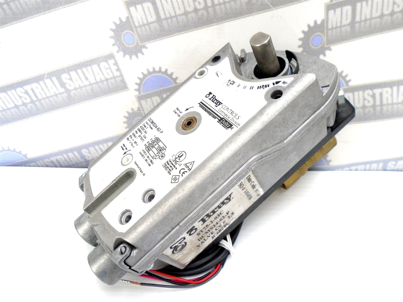 BRAY - ST75-2-03/DCMS24-62-P - SPRING RETURN ACTUATOR - 24V 2.5=Cv 62 lb-in. 3/4
