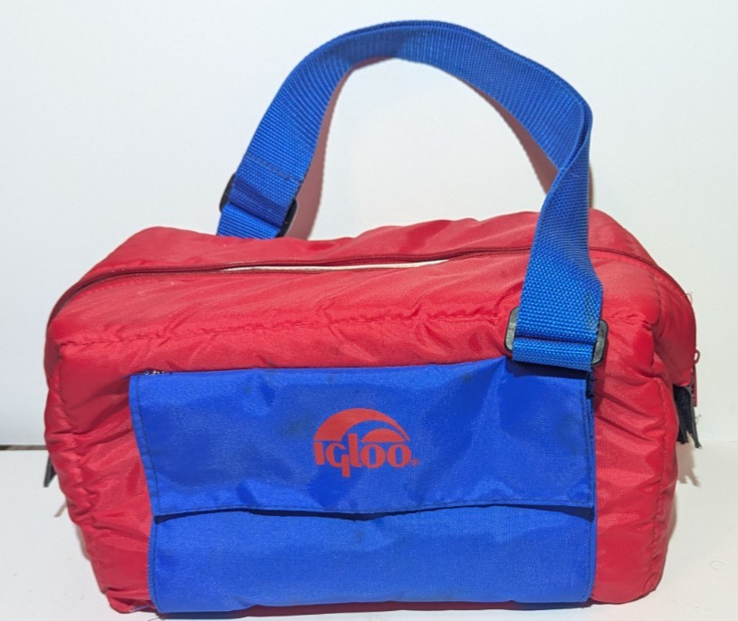 Igloo Red And Blue Cool Pack 12 Cooler Bag Soft Sided