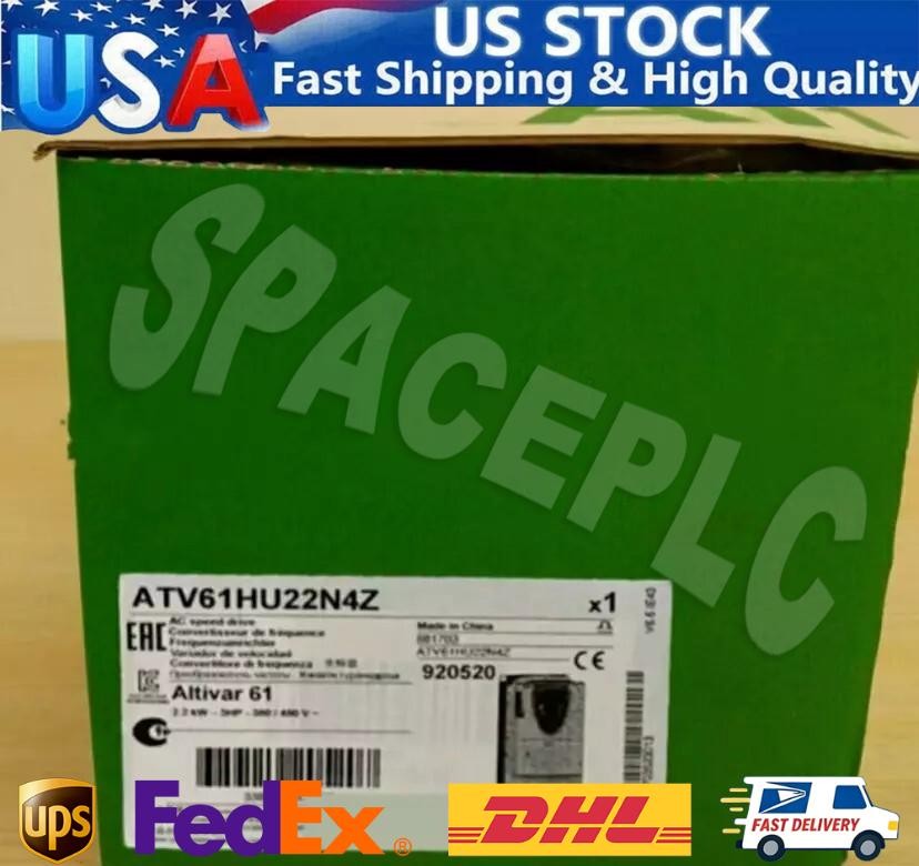 1PCS New Schneider ATV61HU22N4Z 2.2Kw Inverter In Box Fast Shipping