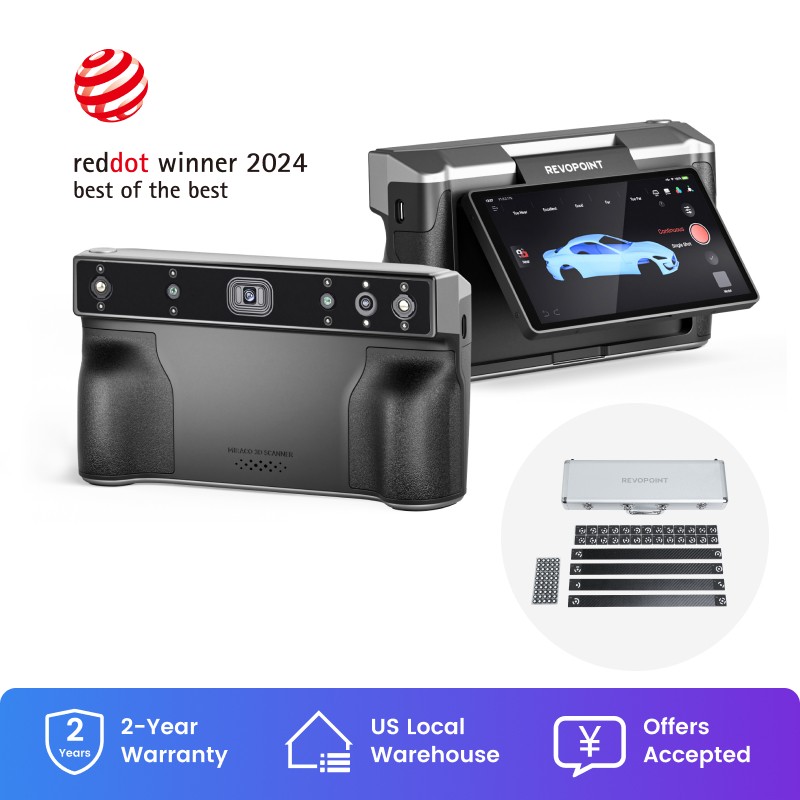 Revopoint MIRACO Plus 3D Scanner Handheld All-in-one 0.02mm 20Fps For 3D Print