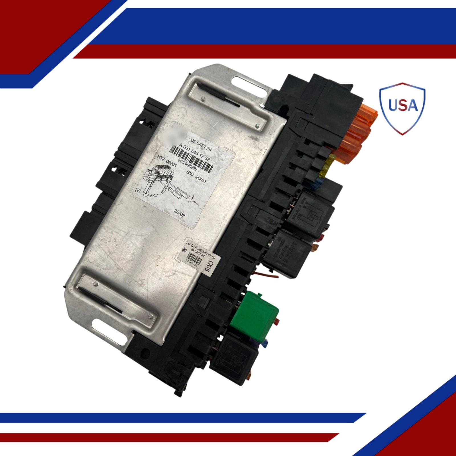 US For 00-06 Mercedes W215 CL500 S500 Front Right SAM Relay Fuse Box 0315451732