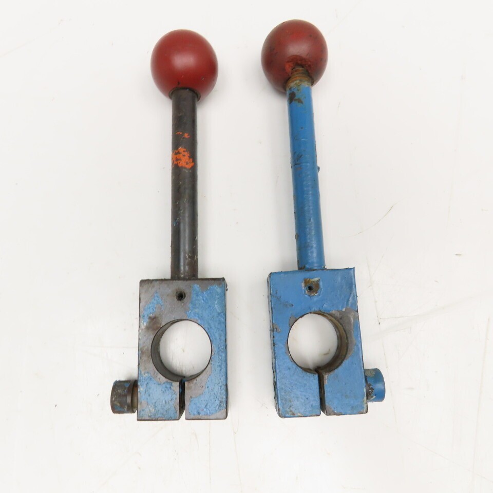 Machine Operator Handle Knob Lever 1" Bore 7-1/2" OAL Lot of 2