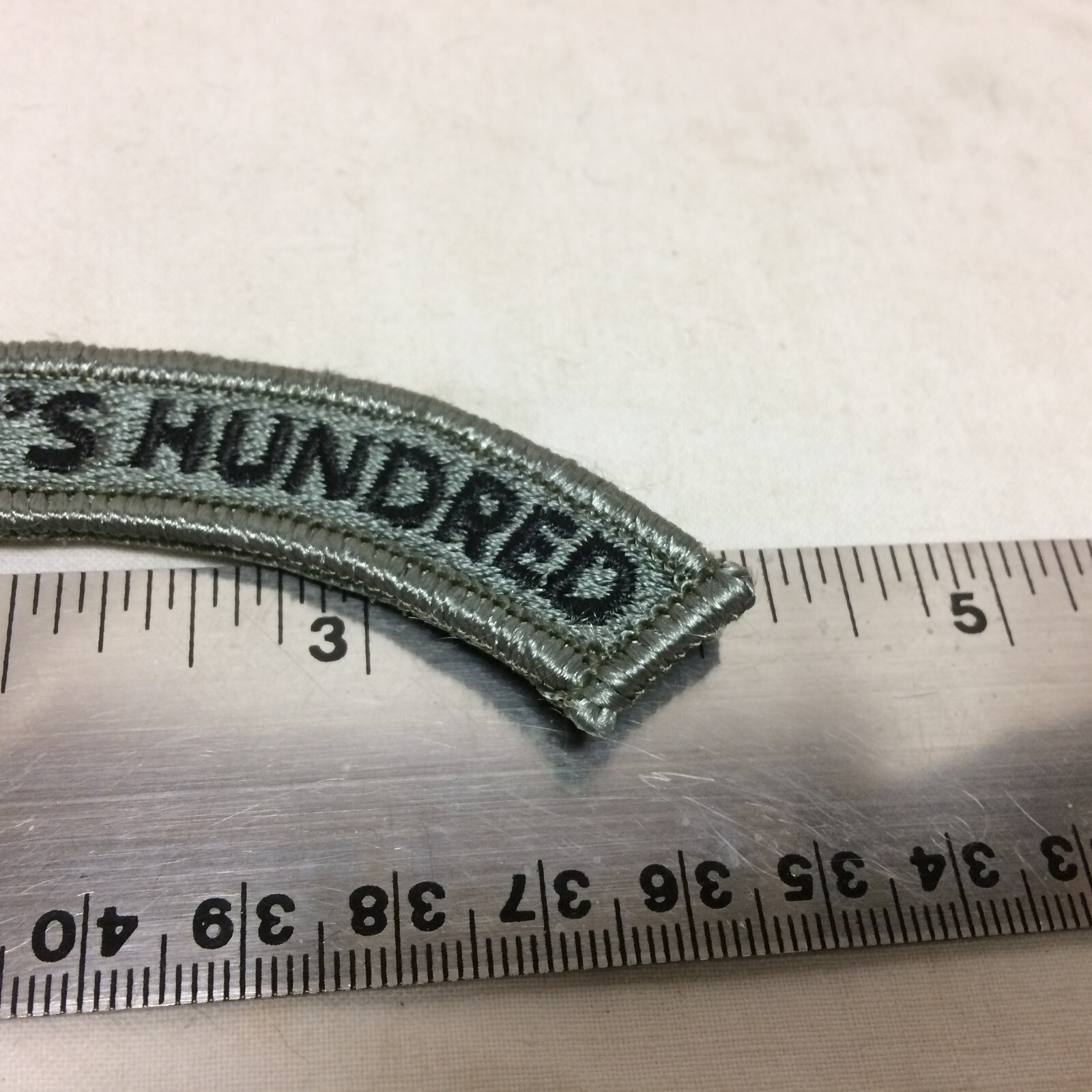 Military Patch Badge Army Presidents Hundred ACU Hook Loop Back Variant