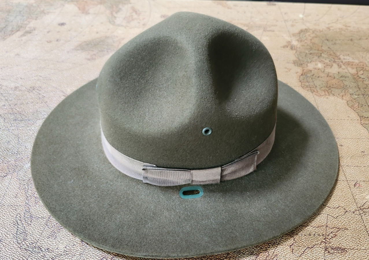 US Military Drill Sergeant Hat Service Size 6 1/2 - Nice Condition