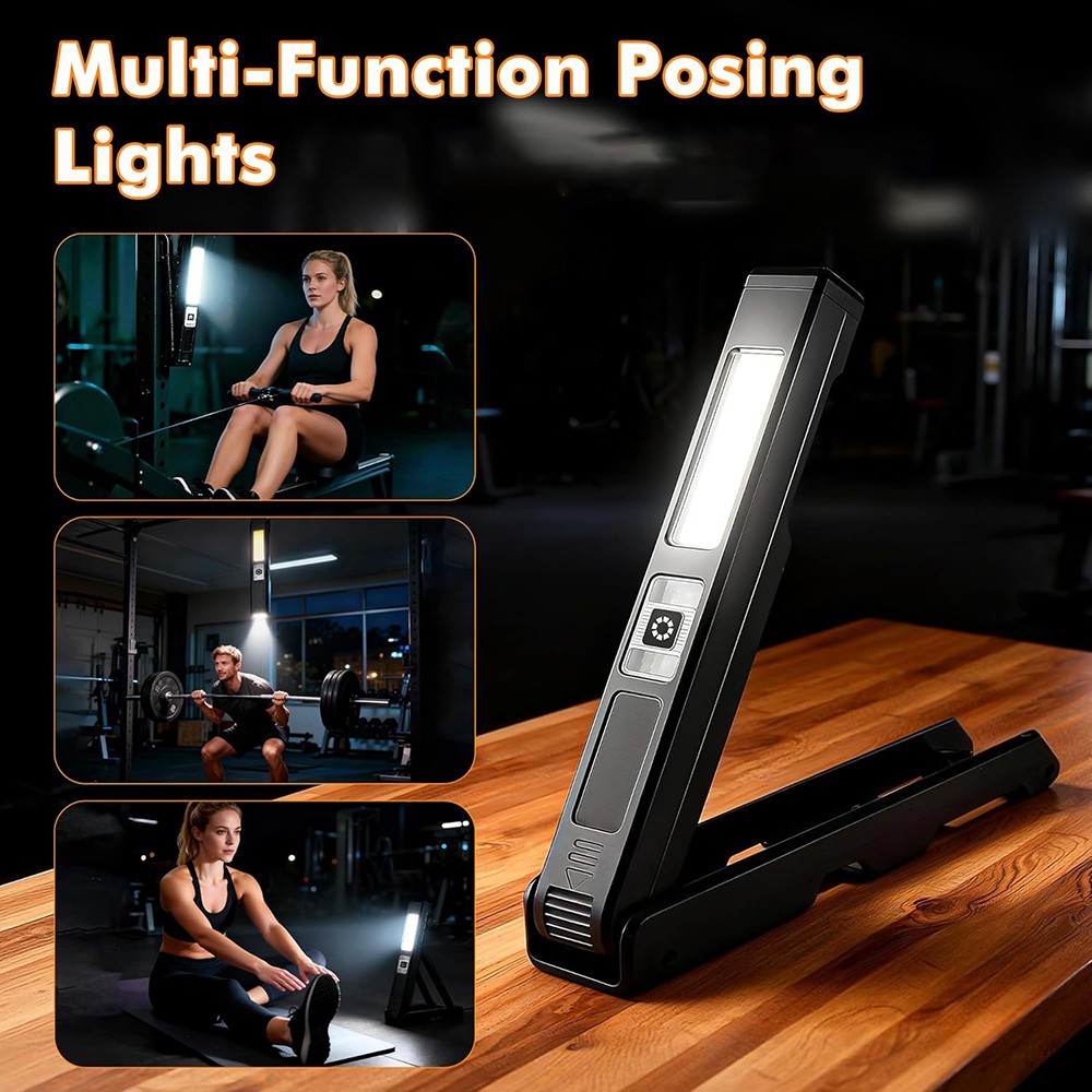 Magnetic Work Light 1200mAh Rechargeable LED Work Light Bar for Garage, Workshop